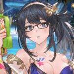 【グラブル】水着イルノート解放絵は眼鏡ONなのかOFFなのか / フェイトエピでは主人公と共にナイトプールへ乗り出す…！